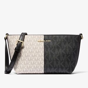 Michael Kors Two-Tone Black and Cream Crossbody Bag